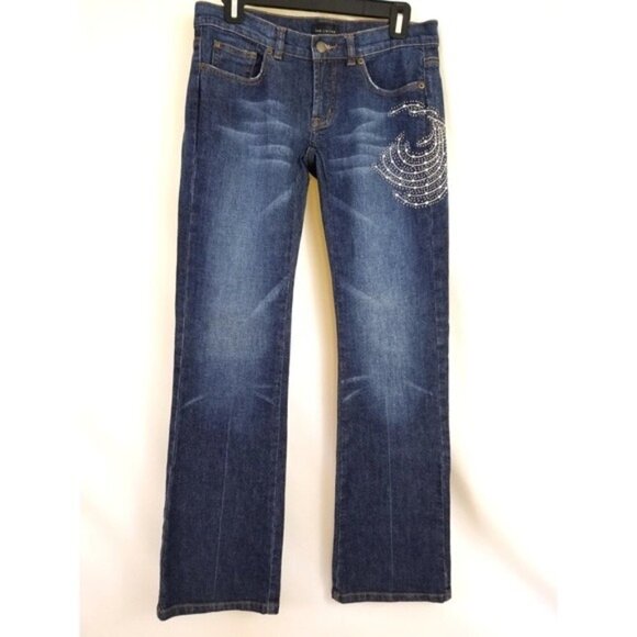 3/$25 The Limited 4 Embellished Jeans Bootcut - Picture 1 of 4